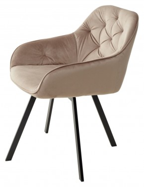 Стул GALE 360 град. поворот. BLUVEL-40 BEIGE, велюр/ черный каркас, М-City в Сысерти - sysert.mebel24.online | фото 5