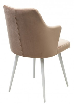 Стул HERMAN 360 град. БЕЖЕВЫЙ #5, велюр / белый каркас М-City в Сысерти - sysert.mebel24.online | фото 7