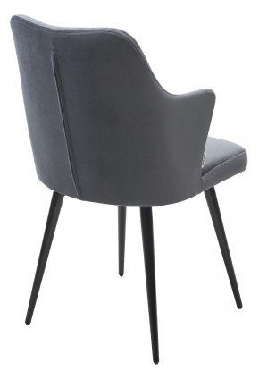 Стул HERMAN 360 град. BM-3 ТЕМНО-СЕРЫЙ, велюр / черный каркас М-City в Сысерти - sysert.mebel24.online | фото 4