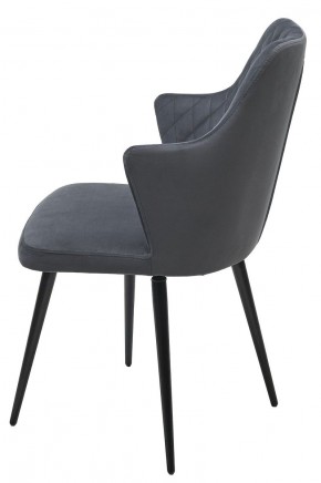 Стул HERMAN 360 град. BM-3 ТЕМНО-СЕРЫЙ, велюр / черный каркас М-City в Сысерти - sysert.mebel24.online | фото 6