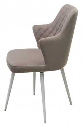 Стул HERMAN 360 град. ЛАТТЕ #25, велюр / белый каркас М-City в Сысерти - sysert.mebel24.online | фото 6