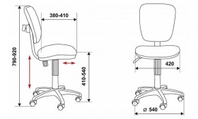 Стул компьютерный Бюрократ CH-204NX/26-28 черный в Сысерти - sysert.mebel24.online | фото