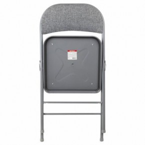 Стул складной BRABIX "Golf Plus CF-003 КОМФОРТ", серый каркас, серая ткань, 532890 в Сысерти - sysert.mebel24.online | фото 3