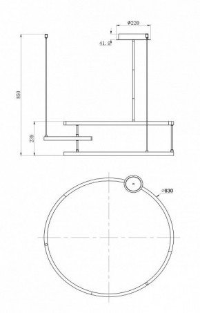 Светильник на штанге Maytoni Line MOD054PL-L52B4K в Сысерти - sysert.mebel24.online | фото 3
