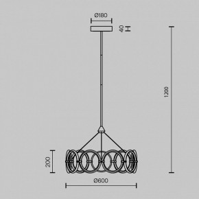 Светильник на штанге Maytoni Link MOD357PL-L40BS3K в Сысерти - sysert.mebel24.online | фото 5