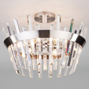 Светильник на штанге TK Lighting Steccato 10111/5 сатин-никель/прозрачный хрусталь Strotskis в Сысерти - sysert.mebel24.online | фото 1
