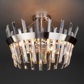 Светильник на штанге TK Lighting Steccato 10111/5 сатин-никель/прозрачный хрусталь Strotskis в Сысерти - sysert.mebel24.online | фото 2