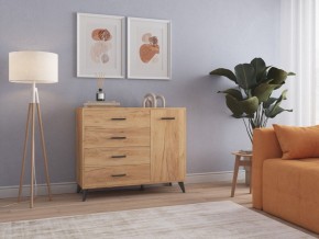 СВЕТЛАНА LOFT Комод-тумба  (дуб золотой) в Сысерти - sysert.mebel24.online | фото 3