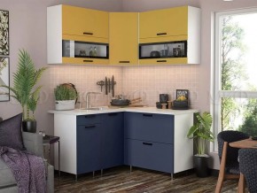 ТЕХНО Кухонный гарнитур угловой 1,4х1,4 м Компоновка №2 в Сысерти - sysert.mebel24.online | фото 3