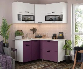 ТЕХНО Кухонный гарнитур угловой 1,4х1,4 м Компоновка №2 в Сысерти - sysert.mebel24.online | фото 6