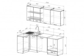 ТЕРЦИЯ Кухонный гарнитур Стандарт (1600 мм) в Сысерти - sysert.mebel24.online | фото 2