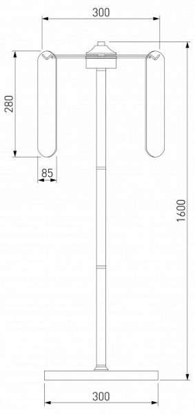 Торшер Eurosvet Claire 01171/3 золото в Сысерти - sysert.mebel24.online | фото 3
