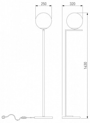 Торшер Eurosvet Shape 01214/1 хром в Сысерти - sysert.mebel24.online | фото 3