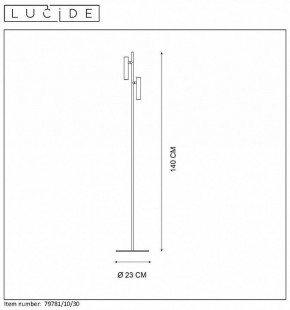 Торшер Lucide Philon 79781/10/30 в Сысерти - sysert.mebel24.online | фото 4