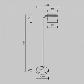 Торшер Maytoni Cabaret MOD170FL-L8BS3K в Сысерти - sysert.mebel24.online | фото 7