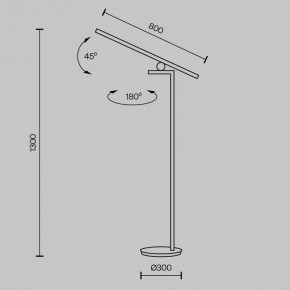 Торшер Maytoni Emphaty MOD363FL-L14B3K в Сысерти - sysert.mebel24.online | фото 3