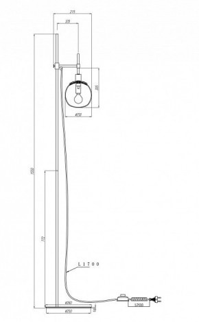 Торшер Maytoni Erich MOD221-FL-01-N в Сысерти - sysert.mebel24.online | фото 3