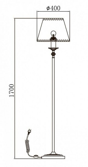 Торшер Maytoni Soffia RC093-FL-01-R в Сысерти - sysert.mebel24.online | фото 3