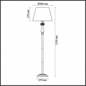 Торшер Odeon Light Gaellori 3393/1F в Сысерти - sysert.mebel24.online | фото 3