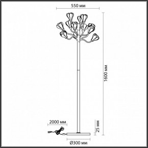 Торшер Odeon Light Gardi 5090/12F в Сысерти - sysert.mebel24.online | фото 5