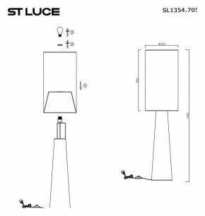 Торшер ST-Luce Jackie SL1354.705.01 в Сысерти - sysert.mebel24.online | фото 5