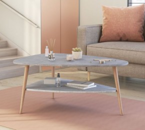 ТРИО Стол журнальный (бетон) в Сысерти - sysert.mebel24.online | фото