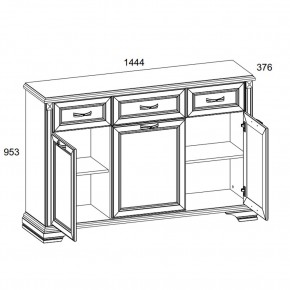 Тумба 3D3S, MONAKO, цвет Сосна винтаж/дуб анкона в Сысерти - sysert.mebel24.online | фото 2