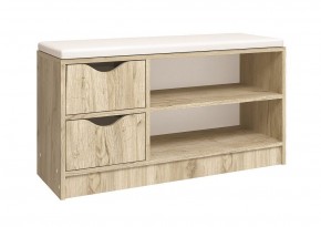 Тумба для обуви Ларедо-1 (дуб крафт белый) в Сысерти - sysert.mebel24.online | фото