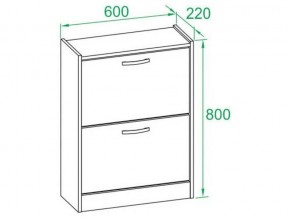 Тумба для обуви ТО-22 в Сысерти - sysert.mebel24.online | фото 3