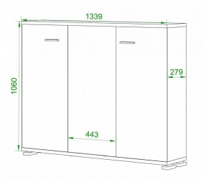 Тумба Домино нельсон ПУ-60-4 в Сысерти - sysert.mebel24.online | фото 2