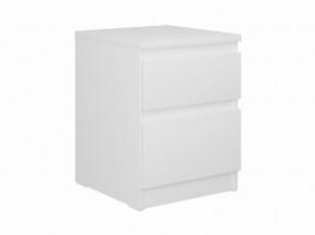 Тумба КАСТОР малая с двумя ящиками, цвет белый в Сысерти - sysert.mebel24.online | фото