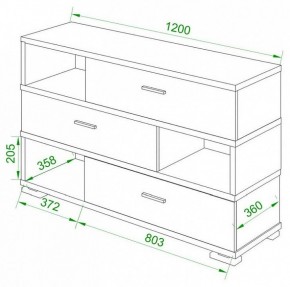 Тумба комбинированная Домино СБ-40/3-ПВК в Сысерти - sysert.mebel24.online | фото 2