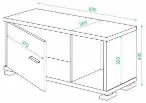 Тумба комбинированная СБ-30/1 в Сысерти - sysert.mebel24.online | фото 2