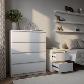 Тумба МАЛЬТА с двумя выдвижными ящиками, цвет белый в Сысерти - sysert.mebel24.online | фото 4