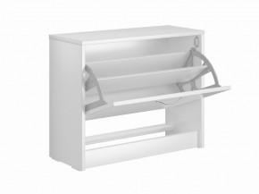 Тумба ОРИОН с одной полкой для обуви, цвет белый в Сысерти - sysert.mebel24.online | фото 2