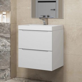 Тумба под раковину Uperwood Tanos 50 см, подвесная, белая матовая в Сысерти - sysert.mebel24.online | фото