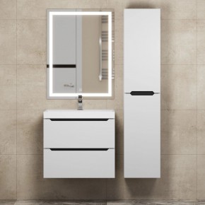 Тумба под раковину Uperwood Tanos 60 см, подвесная, белая/графит в Сысерти - sysert.mebel24.online | фото 13