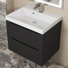 Тумба под раковину Uperwood Tanos 60 см, подвесная, черная матовая в Сысерти - sysert.mebel24.online | фото 10