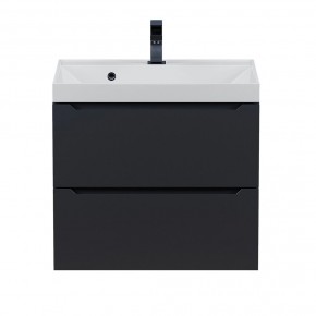 Тумба под раковину Uperwood Tanos 60 см, подвесная, черная матовая в Сысерти - sysert.mebel24.online | фото 9