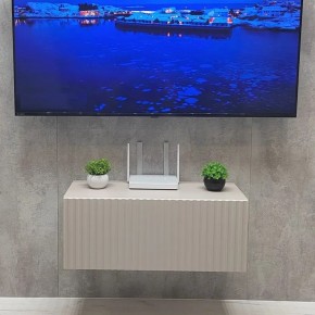Тумба подвесная под ТВ LINES MTV1-MA 750 Бежевый (Леда-М 10.1.5) в Сысерти - sysert.mebel24.online | фото 5