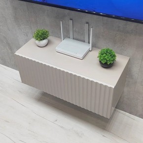 Тумба подвесная под ТВ LINES MTV1-MA 750 Бежевый (Леда-М 10.1.5) в Сысерти - sysert.mebel24.online | фото 6