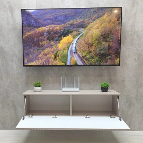 Тумба подвесная под ТВ LINES MTV4-MA 1150 Бежевый (Леда-М 10.1.5) в Сысерти - sysert.mebel24.online | фото 3