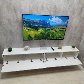 Тумба подвесная под ТВ LINES MTV4-MA 1150 Белый глянец (Белый-M 10.1.1) в Сысерти - sysert.mebel24.online | фото 12