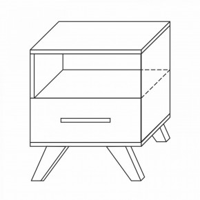 Тумба прикроватная Вега Скандинавия в Сысерти - sysert.mebel24.online | фото 7