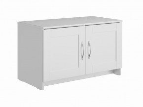 Тумба СИРИУС двухдверная низкая, цвет белый в Сысерти - sysert.mebel24.online | фото