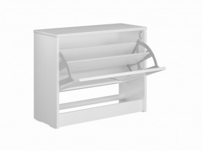 Тумба СИРИУС с откидной полкой для обуви, цвет белый в Сысерти - sysert.mebel24.online | фото 3