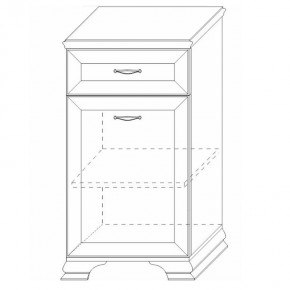 Тумба высокая 450 Сиена в Сысерти - sysert.mebel24.online | фото 4