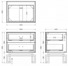 Тумбочка KFG085-NI в Сысерти - sysert.mebel24.online | фото 5