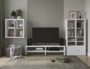 ТВ-тумба Энкель ТВ16, тамбурат, цвет белый в Сысерти - sysert.mebel24.online | фото 4