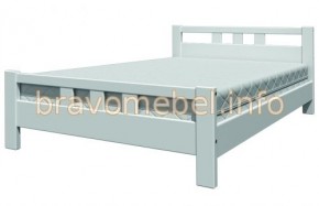 ВЕРОНИКА-2 Кровать из массива 900 (Белый античный) в Сысерти - sysert.mebel24.online | фото